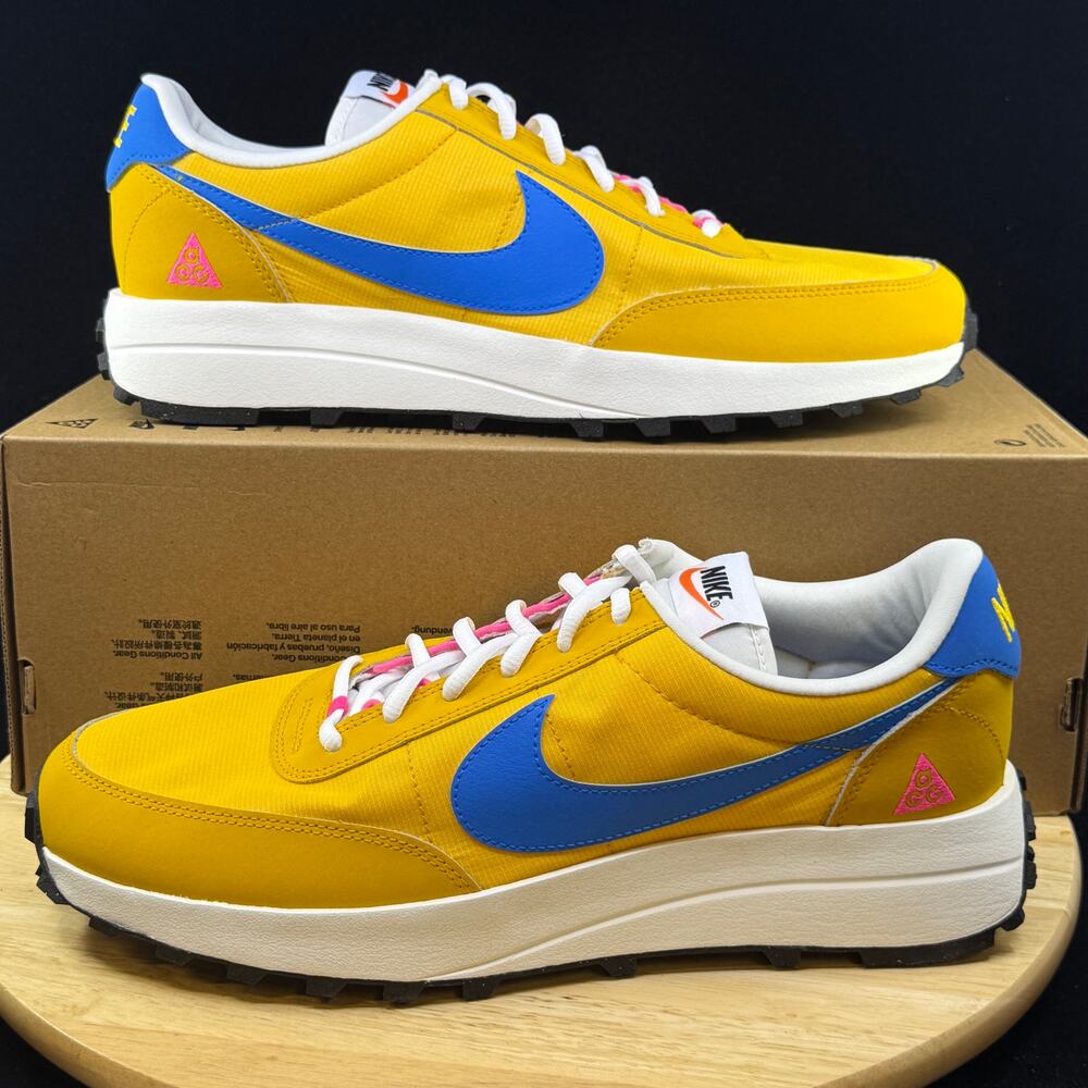 NEW Nike ACG LDV Dark Sulfur Yellow Photo Blue NBY IF2857-700 Men Size 12.5